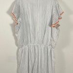 Savanna Jane Bohemian Embroidered Flutter Sleeve Romper Plus Size 2X Summer White Photo 1