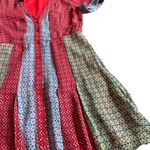 Alice + Olivia Abelia Button-Down Mini Dress Colorful Retro Style Patch Size 0 Photo 6
