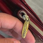 Lancome Burgundy Crocodile Embossed Makeup bag Purple Photo 1