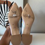 Zac Posen  Silver Holographic Pointed‎ Toe Slip On Block Heel Leather Pumps 8.5 Photo 8