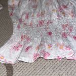 Lucy Paris   eyelet pink floral print blouse Photo 3