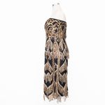 Dress the Population - Viviana Strapless Sequin Fringe Midi Dress Photo 3