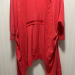 Lululemon  Namaste Open Cardigan Sz 8 Coral Sweater Yoga Stretch Granola Fall Photo 0