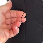 Kate Young For Target Fit and Flare Open Back Zippered Black Dress Size 12 Photo 4