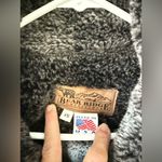 VTG Bear Ridge Dog Zip Up Bernese Mountain Dog Cozy Gray Fleece Jacket Size XS S Photo 5