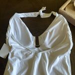 MELISSA ODABASH TAMPA WHITE ZIGZAG SWIMSUIT. Size 12, $255 Photo 9
