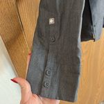 FIGS Nala Graphite Gray Women’s Long Sleeve ScrubPolo Medium Photo 3