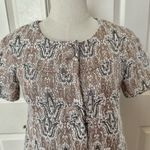 Pookie and Sebastian top button brown and grey lined coat Photo 2