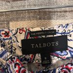 Talbots  Red And Blue The‎ Perfect Crop Size 8 Photo 5