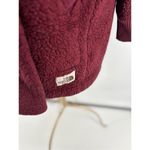 The North Face  Campshire Wrap Women’s Medium Large Sherpa Fleece Maroon Jacket Photo 9