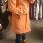 Gap VINTAGE 90’s Peach Rain Coat Long Jacket TRENCH Photo 2