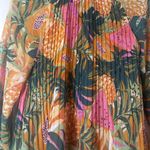 Daniel Rainn  Papaya print pleated boho blouse XS NWT Photo 7