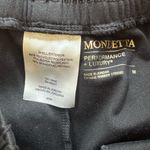 Mondetta Women’s black super soft pull on lightweight cargo sweatpants Medium Photo 2
