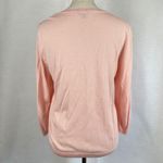 Talbots  Pink Knit‎ Cardigan Sweater Women Medium Classic Soft Casual Lightweight Photo 2