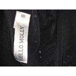 Hello Molly Black See Through Dress With Sparkes Outside Size 8 Photo 5