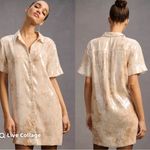 Anthropologie NEW  Pilcro Sequin Shirt Dress Photo 1