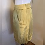Vintage Japanese Q Yellow Skirt With Pockets Made in Korea Photo 1
