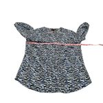 212 COLLECTION blue, black and white blouse Blue Size M Photo 2