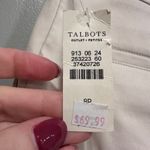 Talbots NWT  Womens Pants 8P Beige Straight Leg Petite Cotton Blend Dress Casual Photo 5