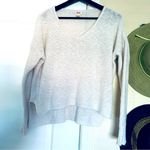 Free People MOSSIMO Women's Ivory Fuzzy Knit Cropped Layering Sweater | Size: XXL Photo 0