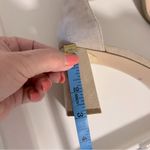 Steve Madden  Reverie suede Sandals, chunky heel, nude, size 9.5, like new! Photo 7