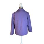 JM Collection Cozy Warm Lavender Purple Quilted Jacket Photo 3