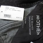 NWT Mother Seamed Swooner Skimp in Train Stops Stretch Skinny Jeans 28 Black Photo 4