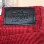 Ralph Lauren LRL Jeans Co. Women’s Red Corduroy Straight Leg Pants Photo 8
