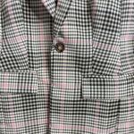 Princess Polly Classic Victoria Blazer Jacket plaid Black Pink Tan oversized 2 Photo 6