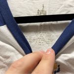 Disney  Parks Vintage DLR Resort Blue White Long Sleeve Baseball Tee Size Small Photo 6