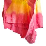 Derek Heart Shorts Dip Dye Pink Orange Yellow Tie Dye Large Juniors Photo 4