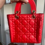 Womens Small Red Gold Crossbody Purse Ladies Stylish Casual Handbag Photo 3