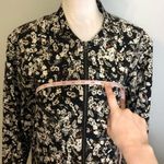 Rebecca Minkoff NWT Daphne Black Floral Zip-Up Cotton Twill Sheath Dress New Photo 11