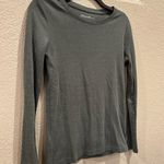 Eddie Bauer  Dark Green Long Sleeve Tee Photo 2