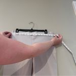 COS  White/Grey Trousers with Zipper Size 12 Photo 2