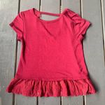 Lace Peplum Open Back Top Size XS Photo 2