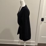 Entro  Faux Wrap Black Sweater Dress Sz M Photo 4