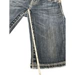 Miss Me Rhinestones embroidered jeans Bermuda shorts Photo 4