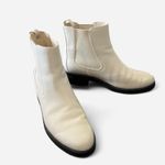 Everlane  Modern Utility Cream Leather Chelsea Ankle Boots Sz 8.5 Photo 1