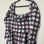 House Of CB  ‘Eliza’ Red Tartan Corset Midi‎ Dress NWOT Size XL Photo 4