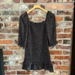 Dress Forum  Smocked Puff Sleeve Floral Mini Dress, L Photo 6