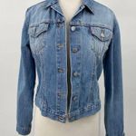 Levi Strauss & CO. Vintage 90s Levis Denim Jean Jacket Button Down Pockets Collared Womens Medium Photo 0