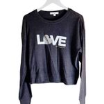 Spiritual Gangster  Savasana Pullover LOVE Sweatshirt Crew Neck Large Gray EUC Photo 6