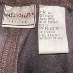 Napa Valley Petites Brown Corduroy Skirt Button Front Midi Size 10P Vintage Y2K Photo 2