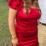 Red semi formal dress Size M Photo 0