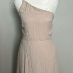Show Me Your Mumu Beige One Shoulder Dress Size Small Photo 0