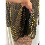 Women’s Chris By Christopher Bu Velvet Silk Polka dot Cocktail Formal Dress Black Size L Photo 7