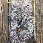 LOGO By Lori Goldstein LOGO Lori Goldstein Purple Floral Cardigan Photo 1