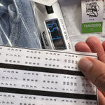 Risen High Rise Crossover Straight Leg Distressed Jeans Light Wash Size 7/28 Blue Photo 13