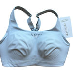 Athleta NWT Womens Phenomena High Impact Bra B-DD in Snowfall Blue - Sz 34D Photo 0